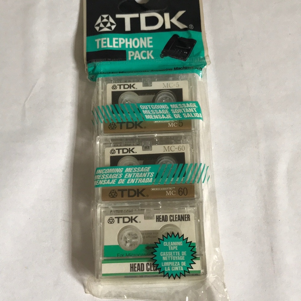 Vintage Telephone Microcassette Pack